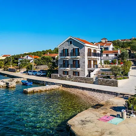Seafront Draga With Heated Infinity Pool Villa
