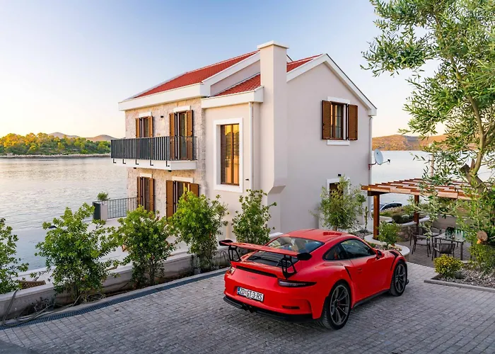 Villa Seafront Draga With Heated Infinity Pool