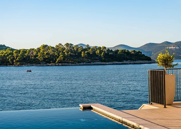 Seafront Draga With Heated Infinity Pool Villa *